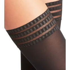 Clearance Pure Matt Stay Ups Black Women Hosiery