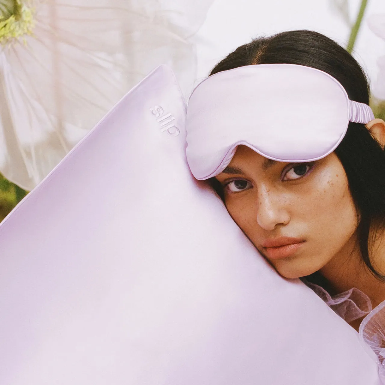 New Pure Silk Contour Sleep Mask - Wildflower Women Sleepwear