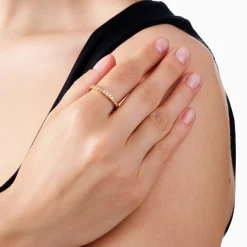 Hot Pure Sparkle Ring Women Rings