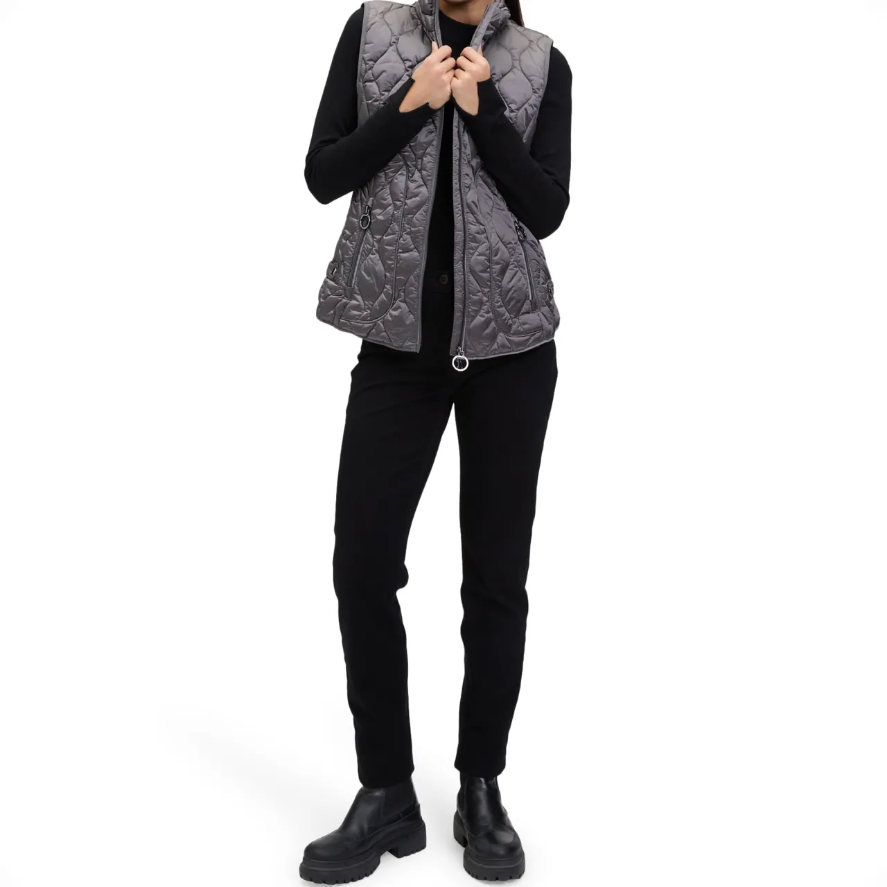 Quilted Body Warmer Women Coats & Jackets