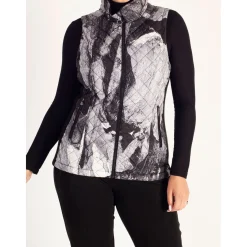 Outlet Quilted Printed Gilet Women Coats & Jackets
