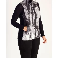Outlet Quilted Printed Gilet Women Coats & Jackets