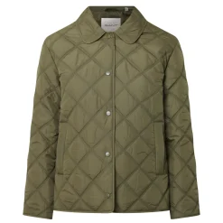 Best Quilted Snap-Button Jacket Women Coats & Jackets
