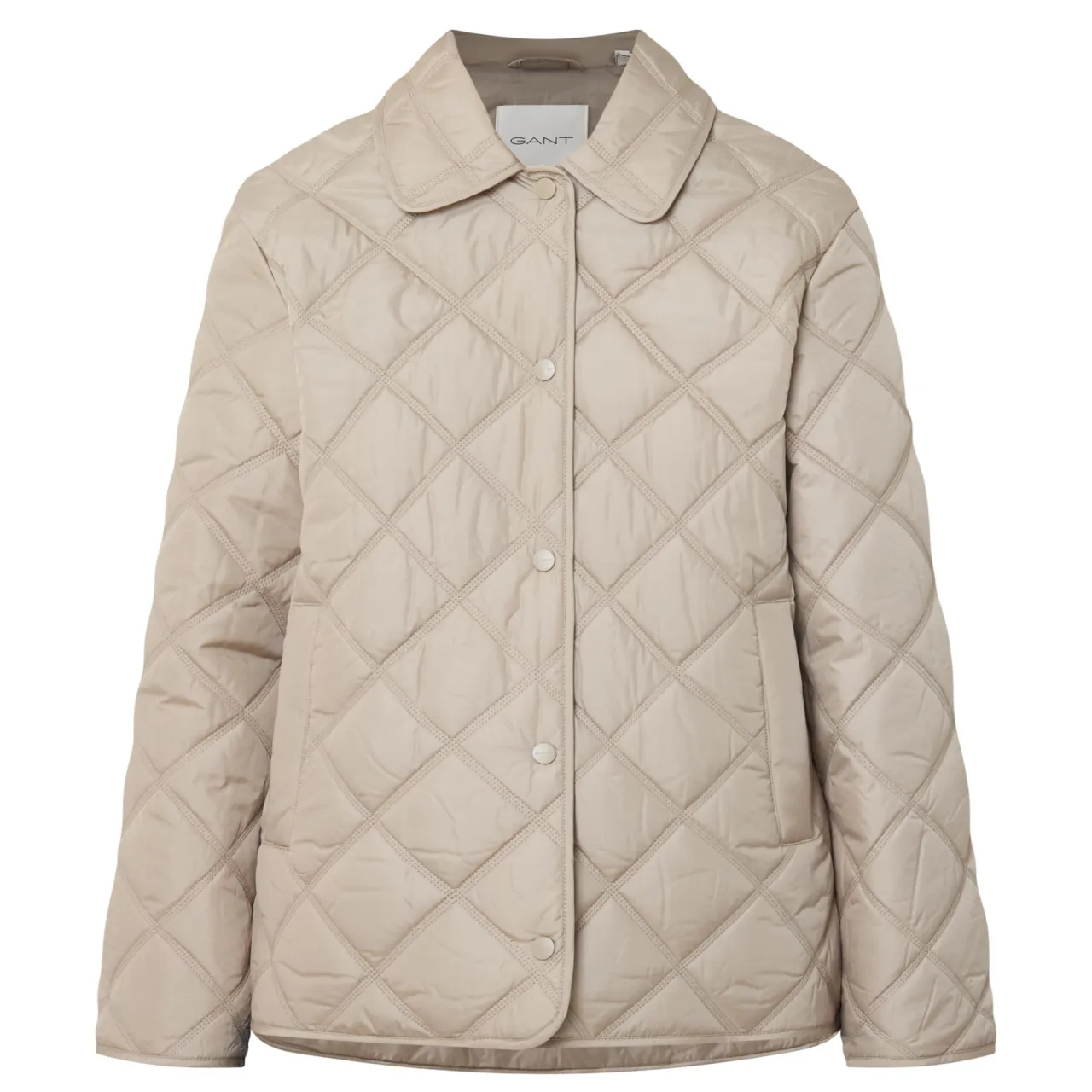 Sale Quilted Snap-Button Jacket Women Coats & Jackets