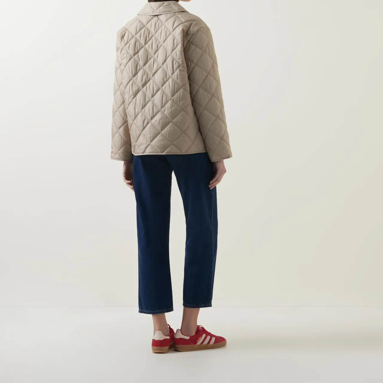 Sale Quilted Snap-Button Jacket Women Coats & Jackets