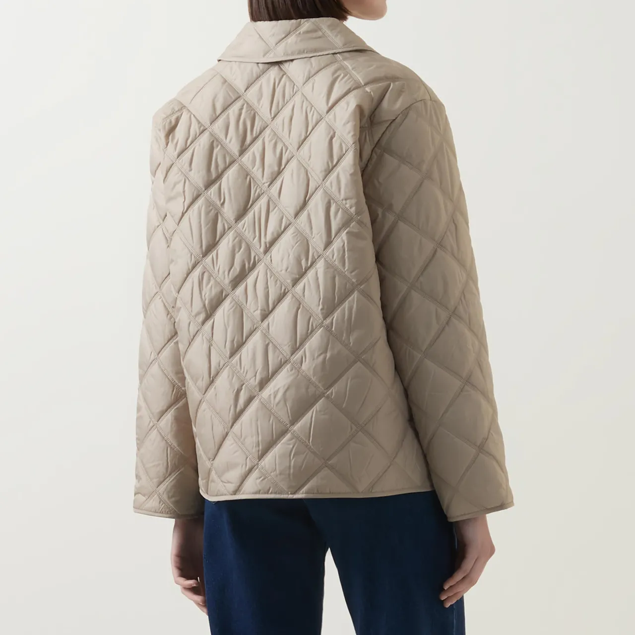 Sale Quilted Snap-Button Jacket Women Coats & Jackets