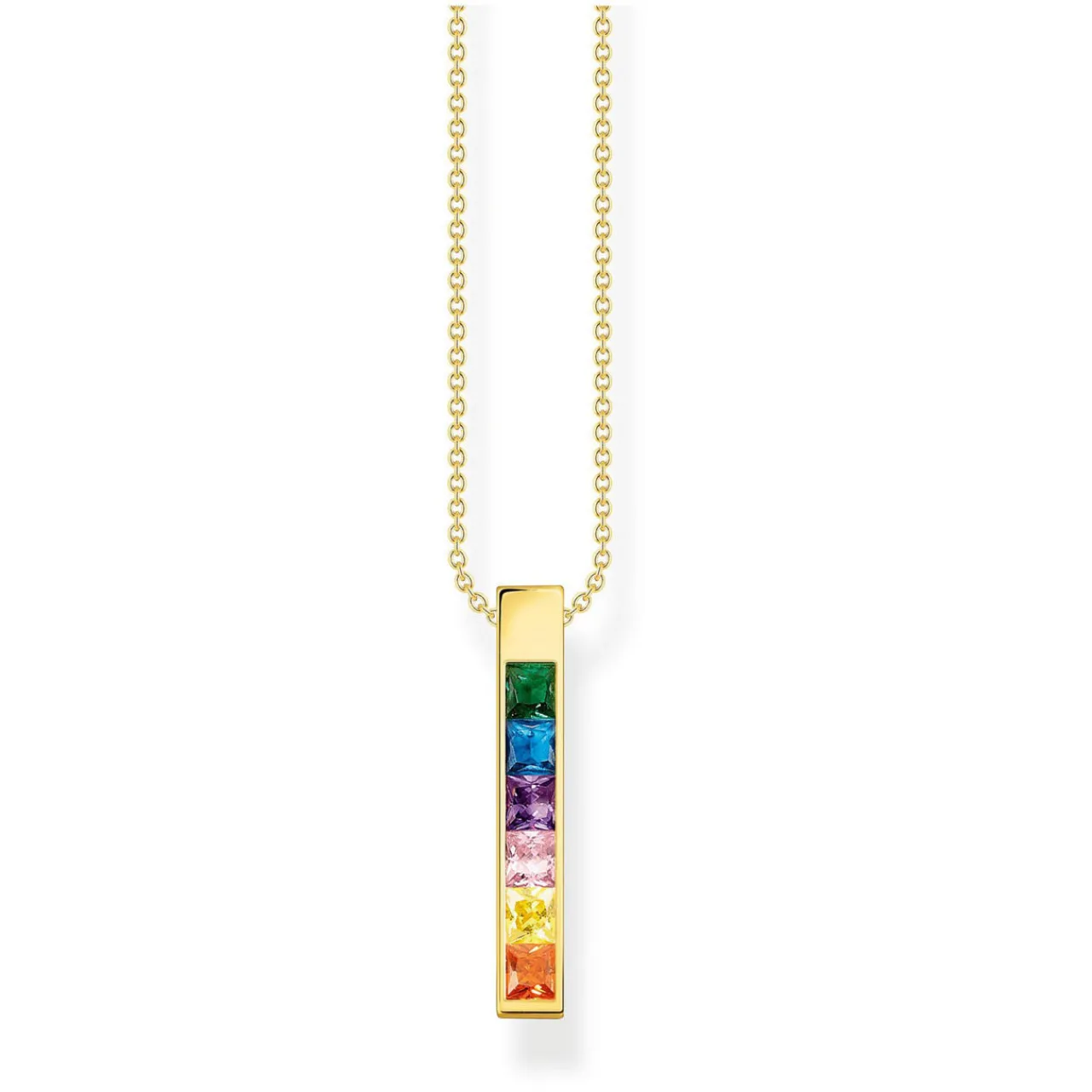 Outlet Rainbow Heritage Stone Pendant Necklace Women Necklaces