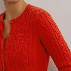 Clearance Ralhan Cable Knit Cardigan Women Sweaters & Cardigans