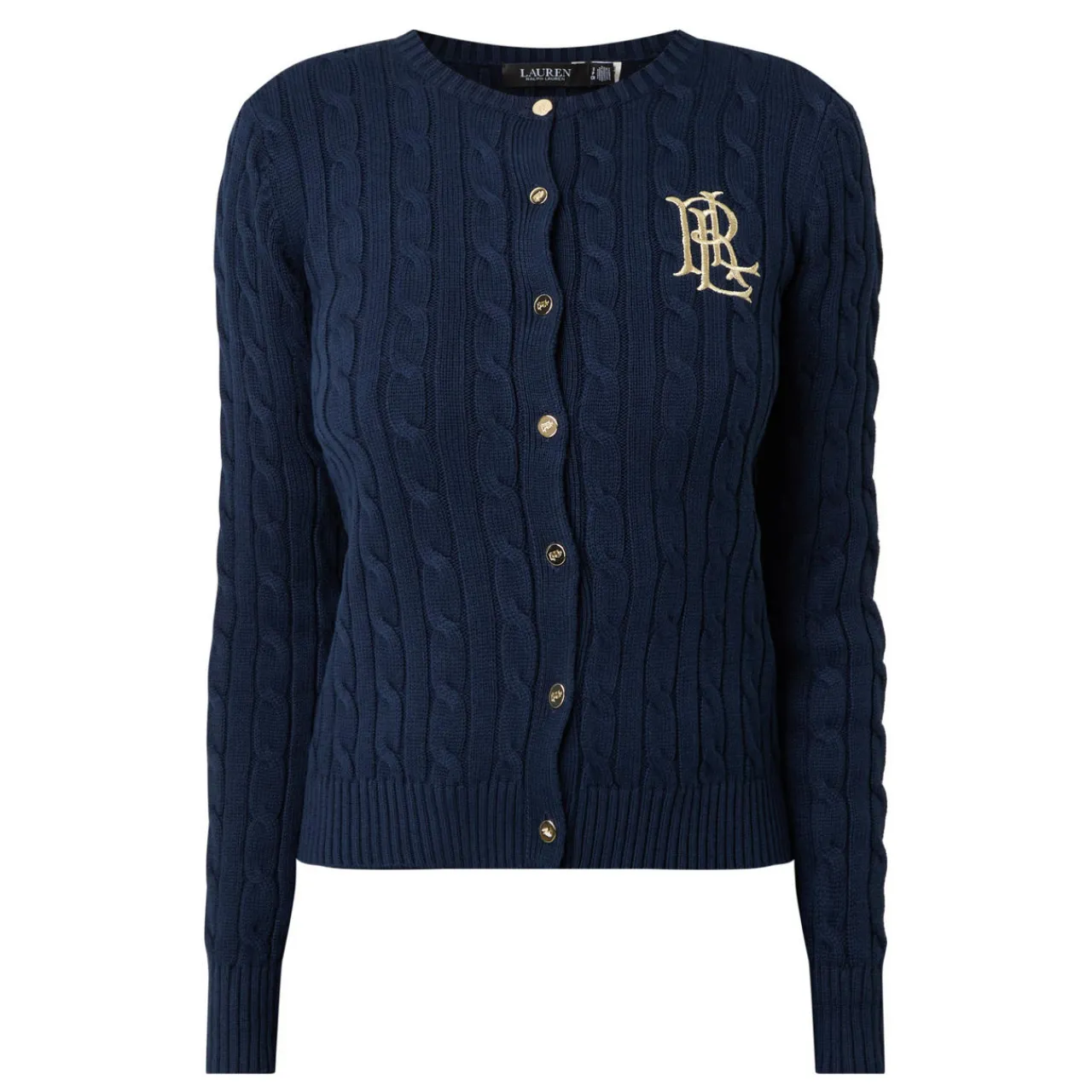 Ralhan Logo Cable-Knit Cardigan Women Sweaters & Cardigans