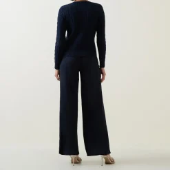 Ralhan Logo Cable-Knit Cardigan Women Sweaters & Cardigans