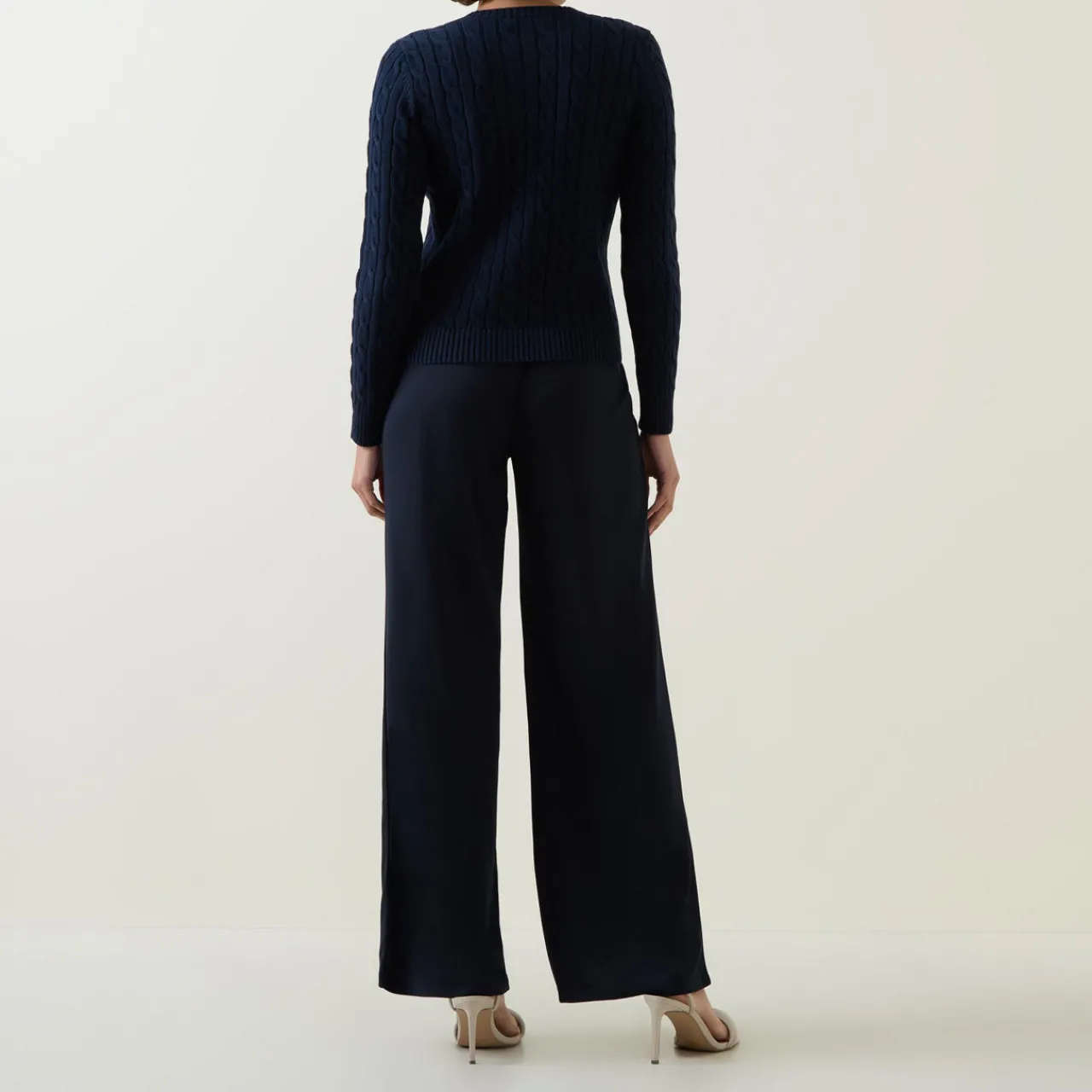 Ralhan Logo Cable-Knit Cardigan Women Sweaters & Cardigans