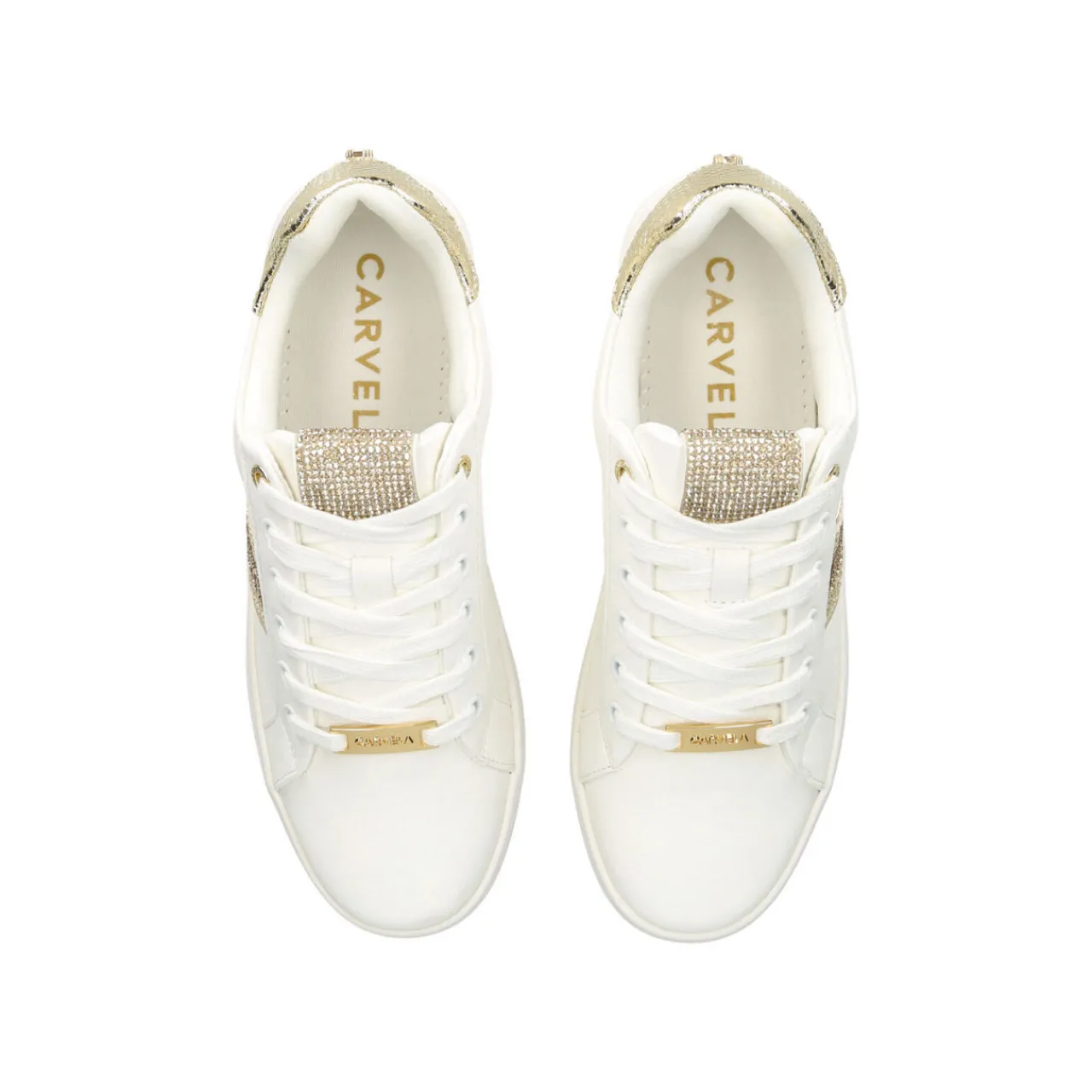 Online Rapid Striped Lace-Up Trainers Women Trainers