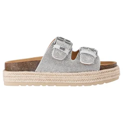 New Raquel Crystal Embellished Sandals Women Sandals