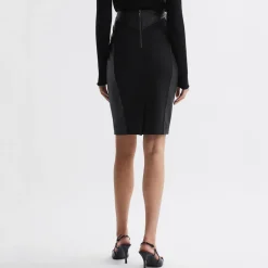 Best Raya Leather Pencil Skirt Women Skirts