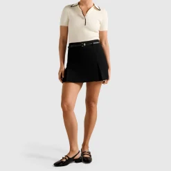 Clearance Reagan Contrast Trim Polo Top Women Tops