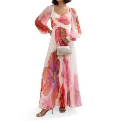 Discount Reanna Floral Pleated Dress Women Dresses