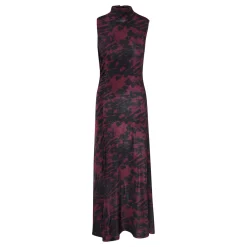 Hot Redeinagz Printed Flared Dress Women Dresses