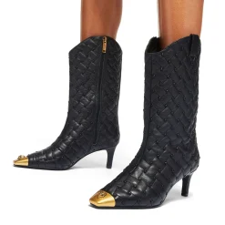 Regent Quilted Crystal Boots Women Boots