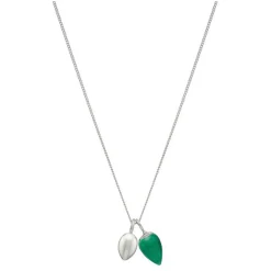 Outlet Relic Droplet Green Onyx Necklace Women Necklaces