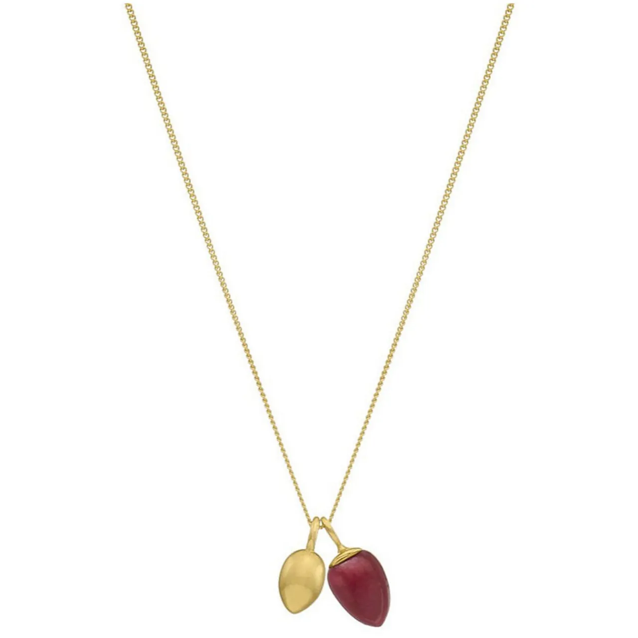 Outlet Relic Droplet Ruby Necklace Women Necklaces