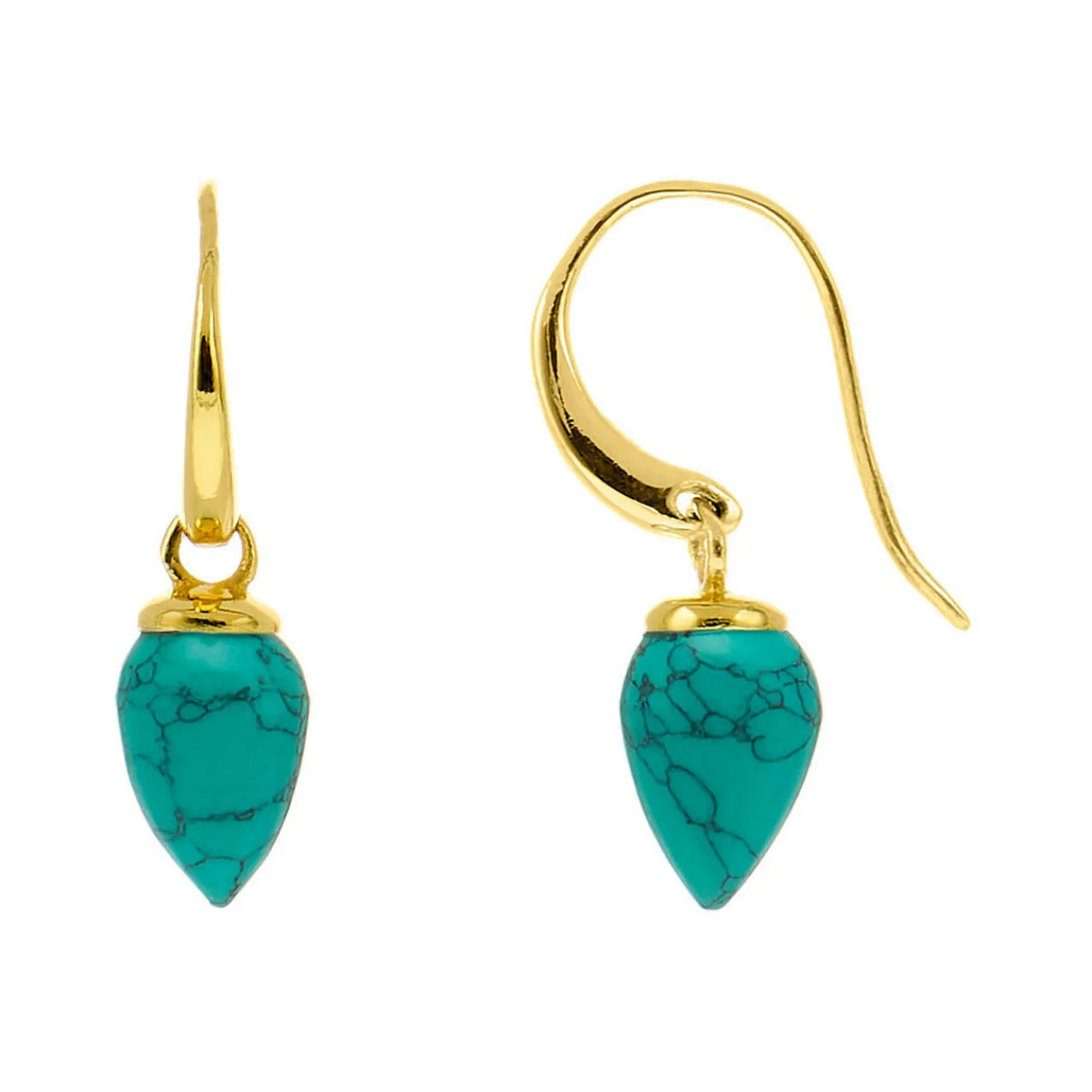 Clearance Relic Droplet Turquoise Earrings Women Earrings