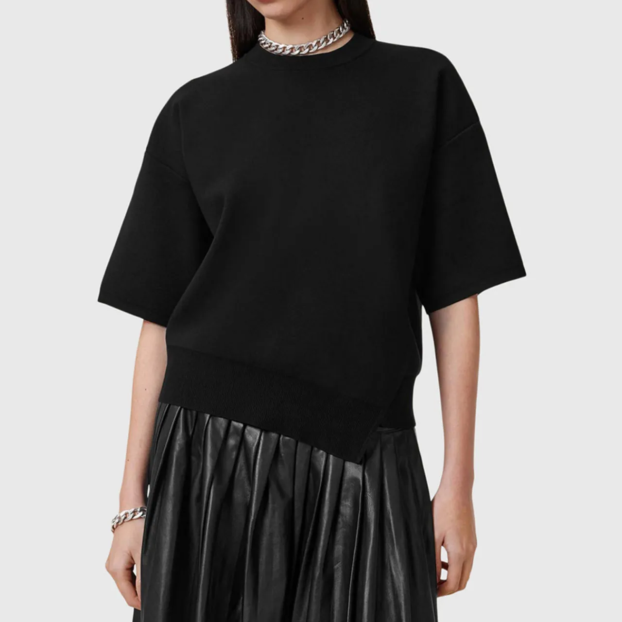 Best Remi Asymmetric Knitted Top Women Sweaters & Cardigans