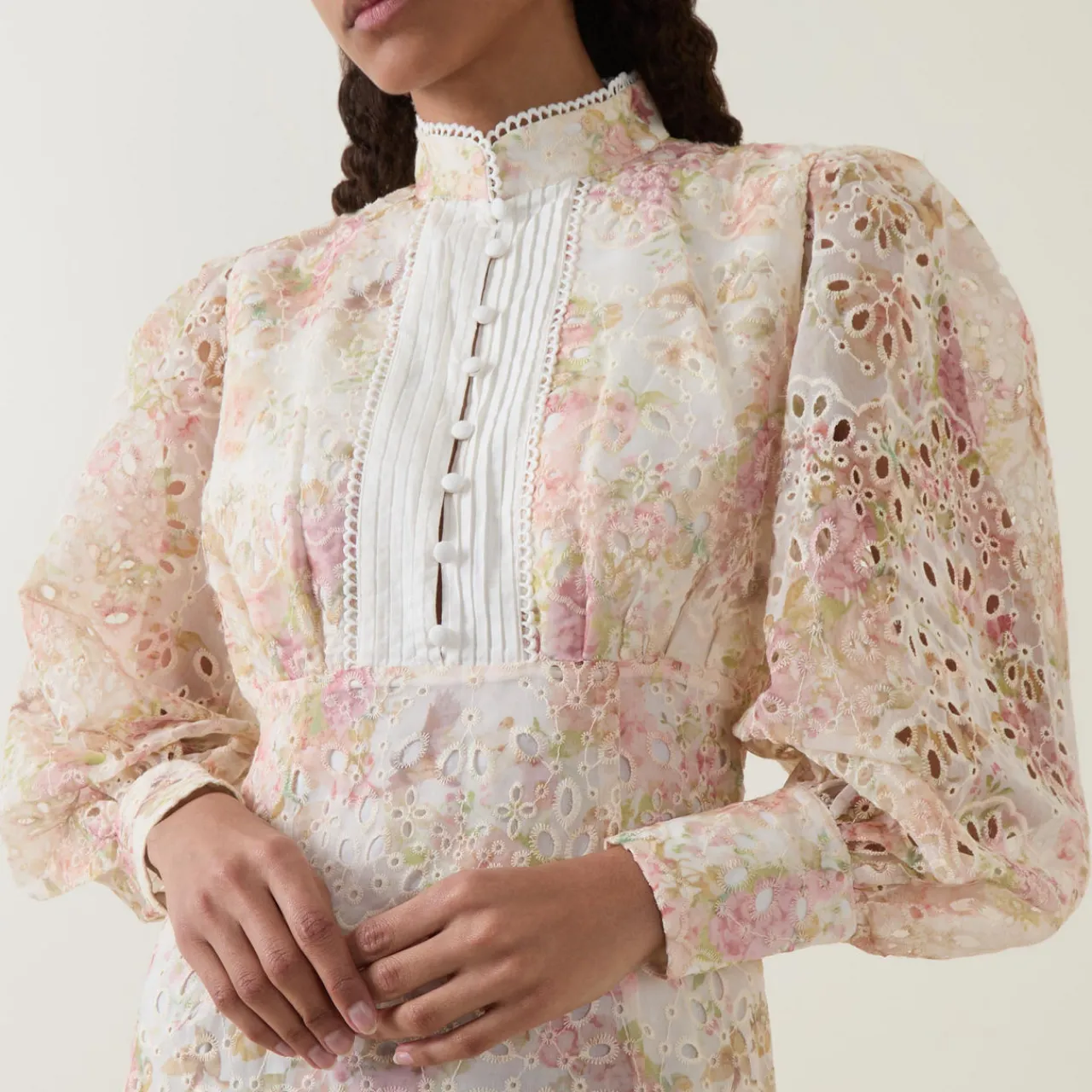 Clearance Remy Broderie Anglaise Mini Dress Women Dresses