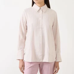 Outlet Reperto Stripe Shirt Women Tops