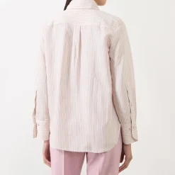 Outlet Reperto Stripe Shirt Women Tops