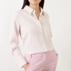 Outlet Reperto Stripe Shirt Women Tops