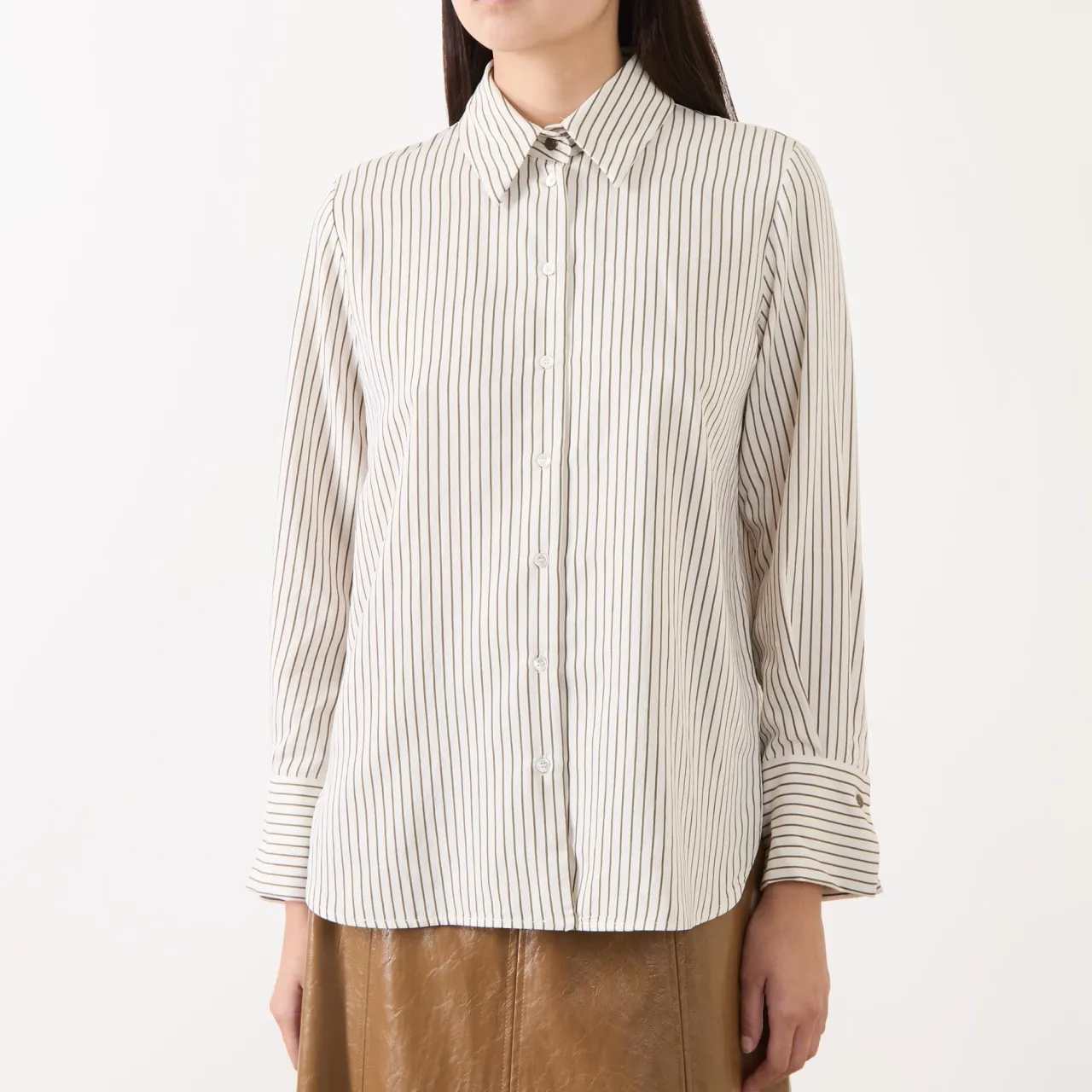 Reperto Striped Shirt Women Tops