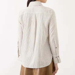Reperto Striped Shirt Women Tops