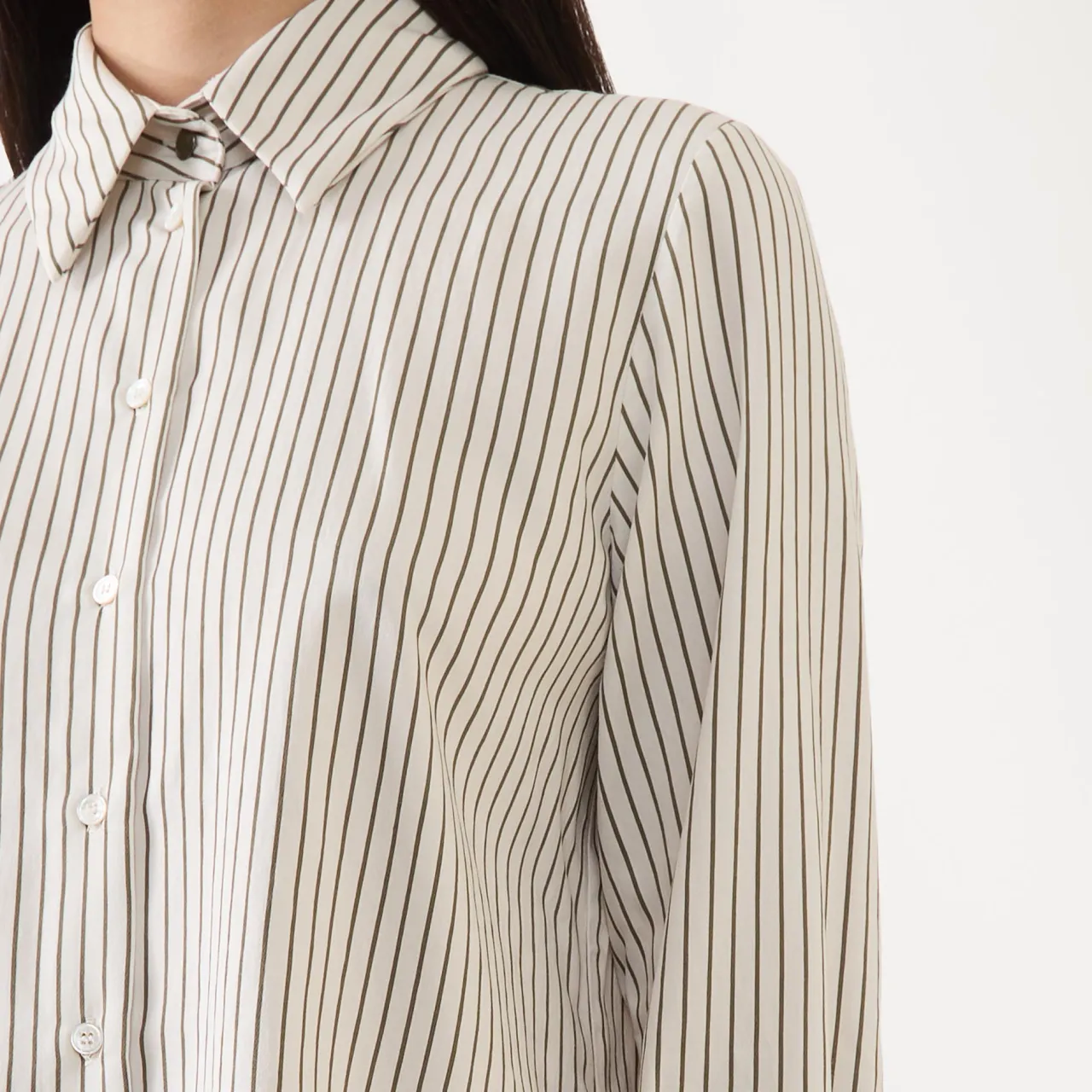 Reperto Striped Shirt Women Tops