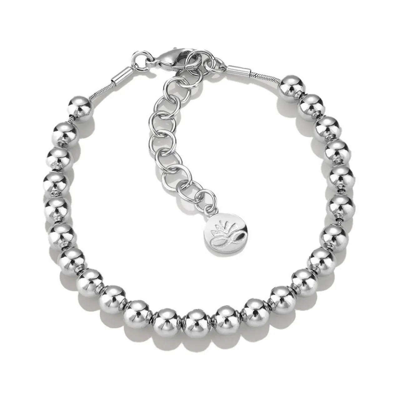 Outlet Rhodium Plated Small Beaded Bracelet Women Necklaces