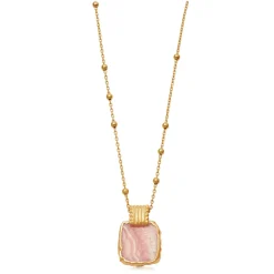 Clearance Rhodochrosite Lena Charm Necklace Women Necklaces