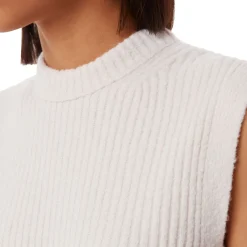 Online Rib Knit Striped Vest Women Sweaters & Cardigans