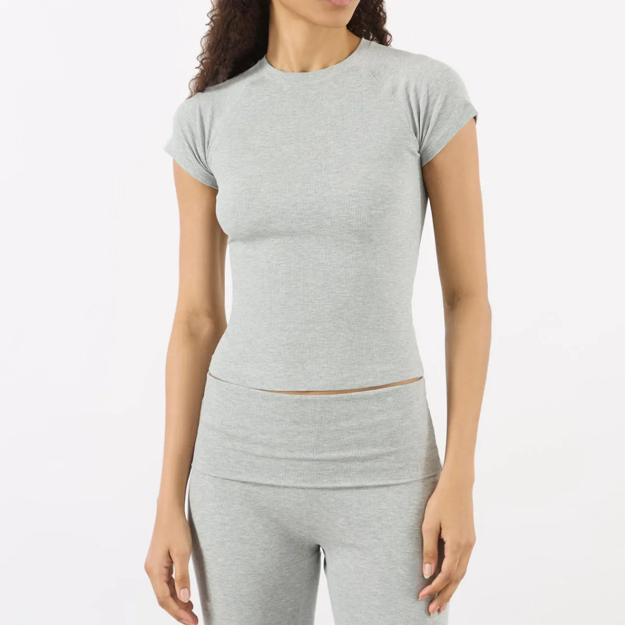 Outlet Rib Raglan Top Women Activewear
