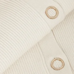 Outlet Ribbed Button-Up Knitted Top Women Sweaters & Cardigans