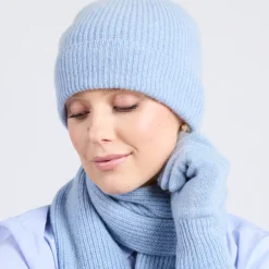 Clearance Ribbed Cashmere Scarf Women Scarves