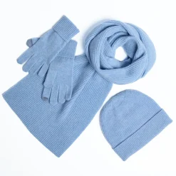 Clearance Ribbed Cashmere Scarf Women Scarves