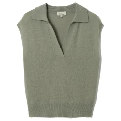 Outlet Ribbed Collar Knitted Top Women Sweaters & Cardigans