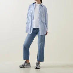 Best Ribcage Straight Ankle Jeans Women Denim