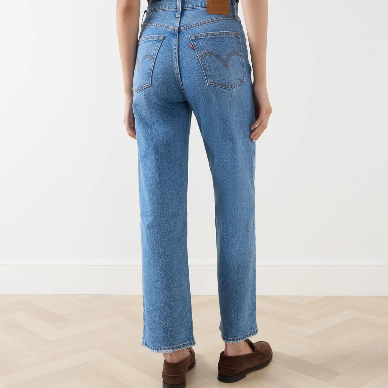 Ribcage Straight Ankle Jeans Women Denim