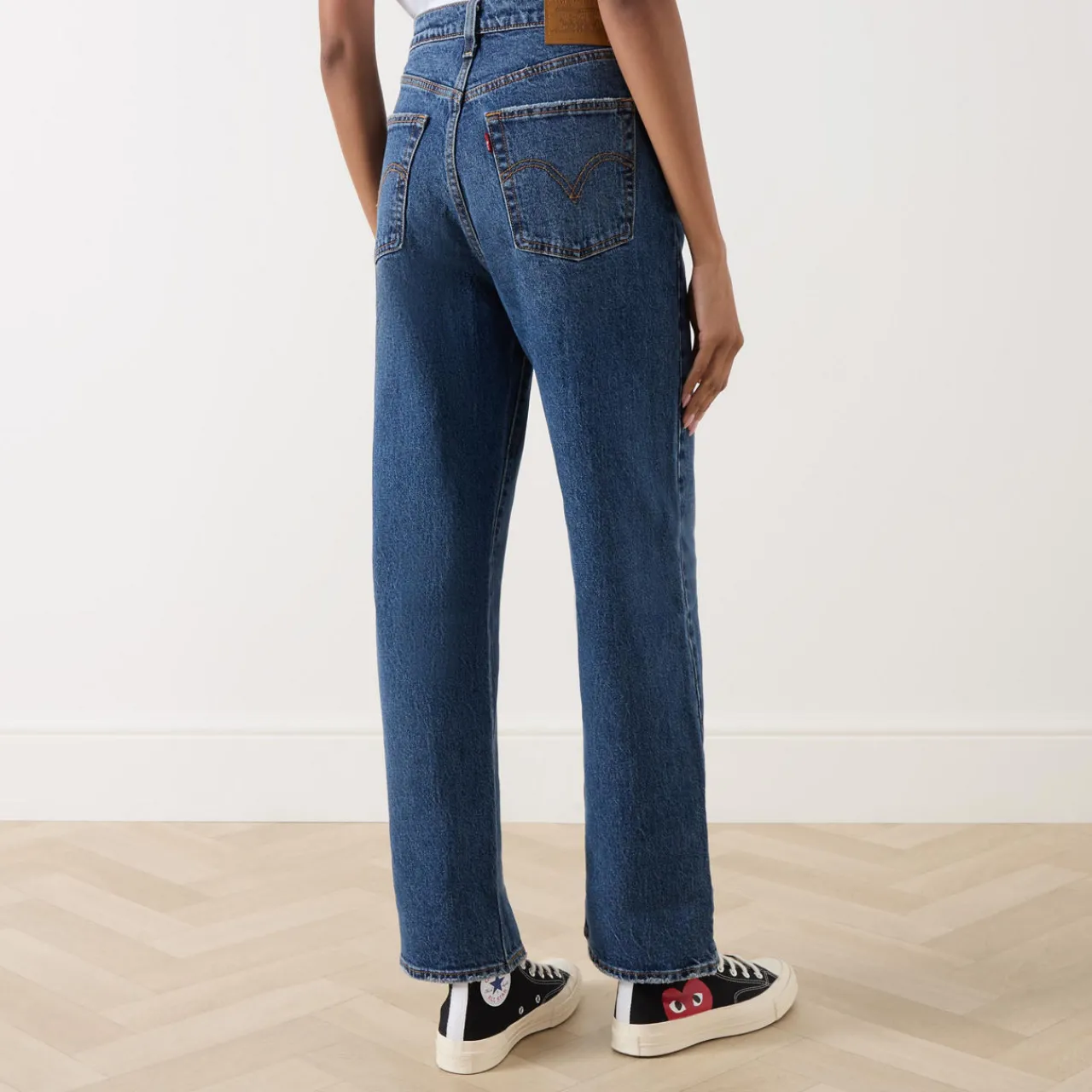 Clearance Ribcage Straight Ankle Jeans Women Denim