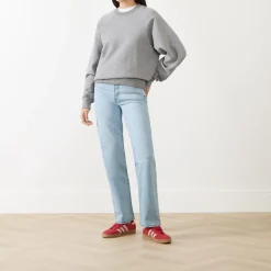 Sale Ribcage Super High-Rise Straight Leg Jeans Women Denim