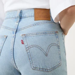 Sale Ribcage Super High-Rise Straight Leg Jeans Women Denim