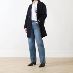 Hot Riccardo Double-Breasted Coat Women Coats & Jackets