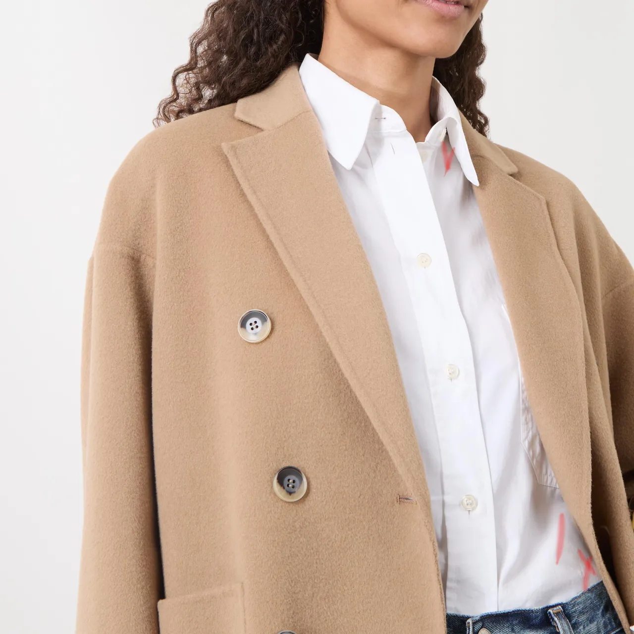 Riccardo Double-Breasted Coat Women Coats & Jackets