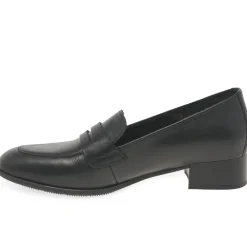 Sale Right Penny-Trim Leather Loafers Women Loafers