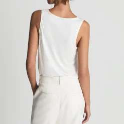 Online Riley Silk Front Vest Women Tops